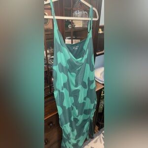 Ava & Viv Teal and Emerald dress